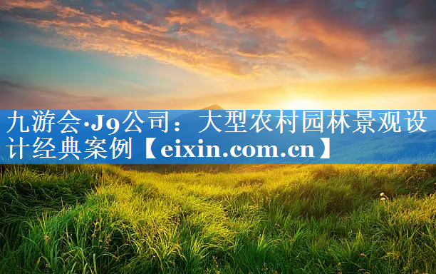 大型农村园林景观设计经典案例